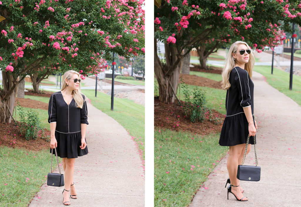 black fall dress